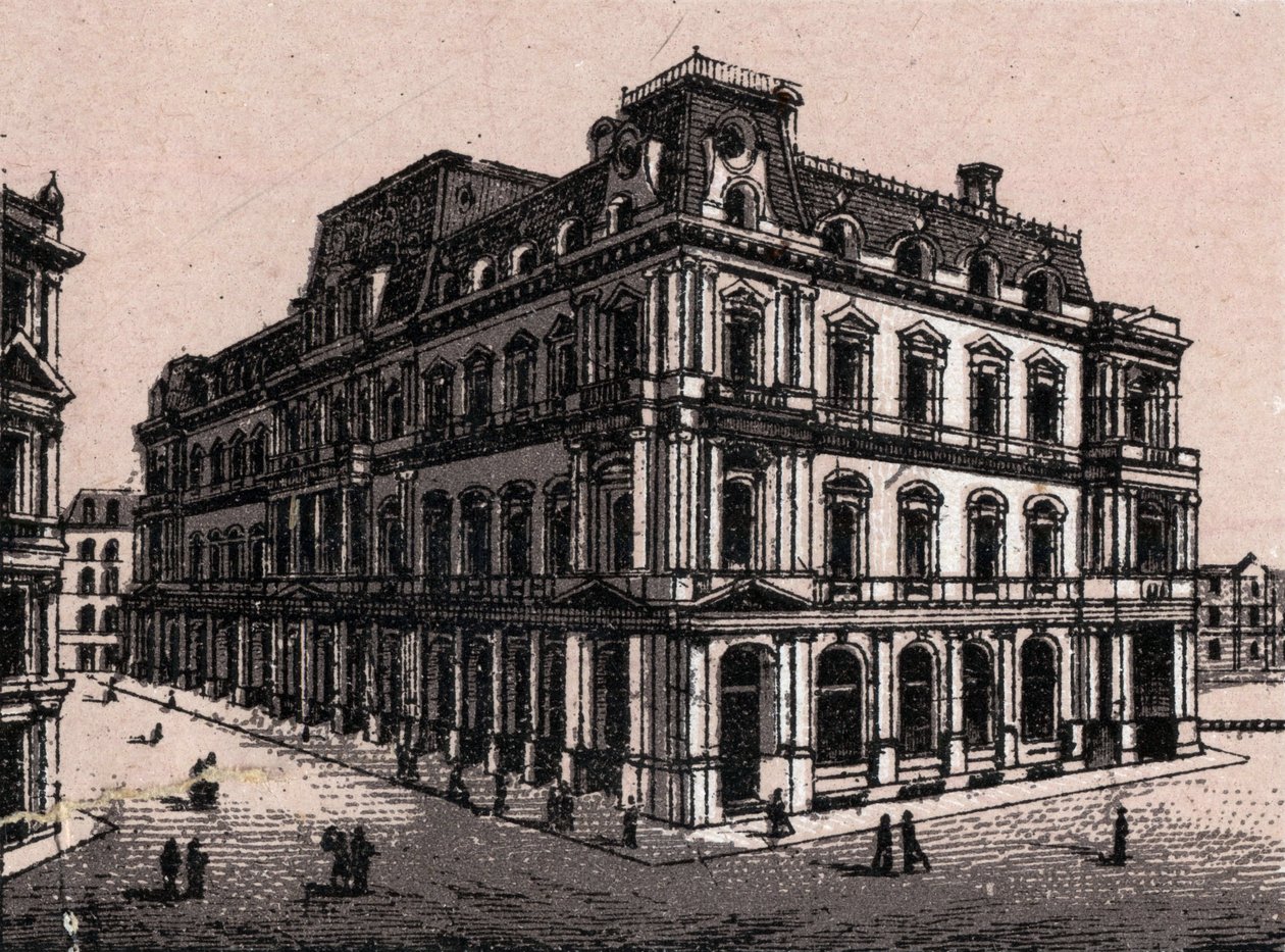 Boston, ABD: postane görünümü. “” Dünya 168 görüş gösteriyor”” Tarihsiz (19. yüzyılın sonları) by Unknown artist