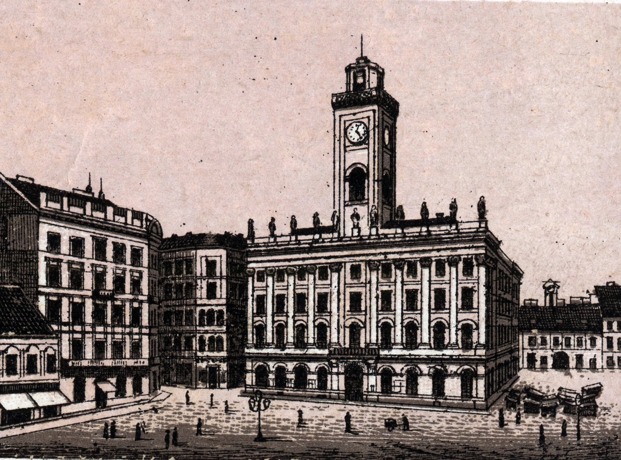 Budapeşte, Macaristan: Eski Belediye Binası. “” Dünya 168 görüş gösteriyor”” Tarihsiz (19. yüzyılın sonları) by Unknown artist