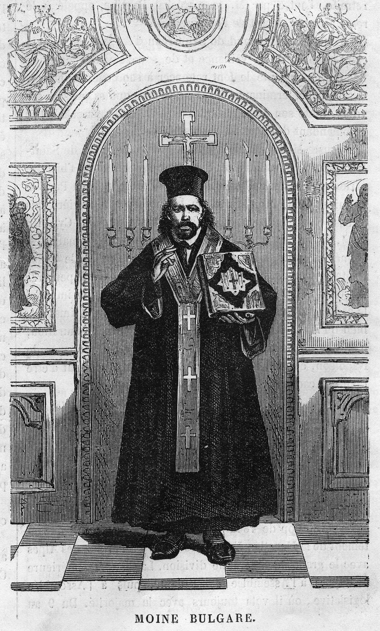 1869 yılında Bulgar keşiş. by Unknown artist