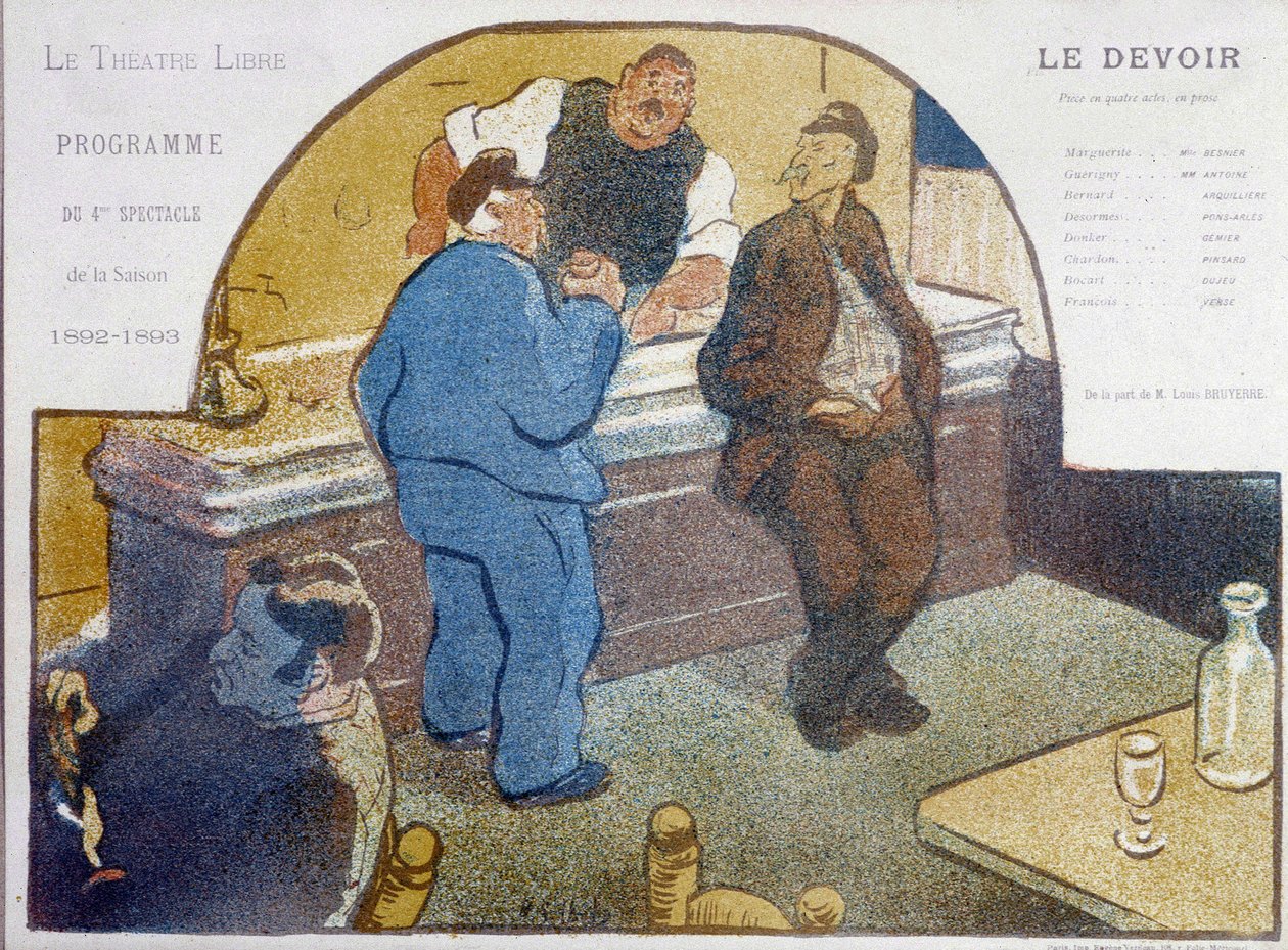 Café de Paris: çinko - çizim, 19. yüzyıl sonu, Carnavalet. by Unknown artist