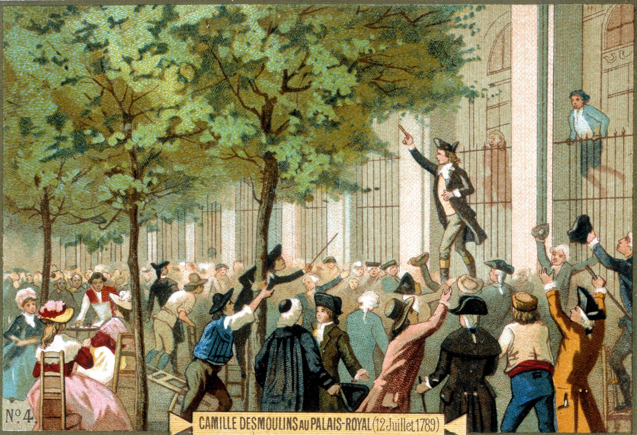 Camille Desmoulins, Palais Royal
