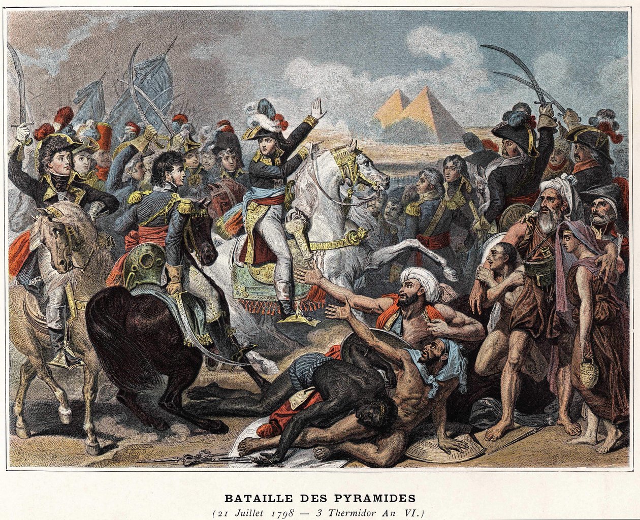 Mısır Seferi (Seferi) (1798-1801): Piramitler Savaşı, 21 Temmuz by Unknown artist