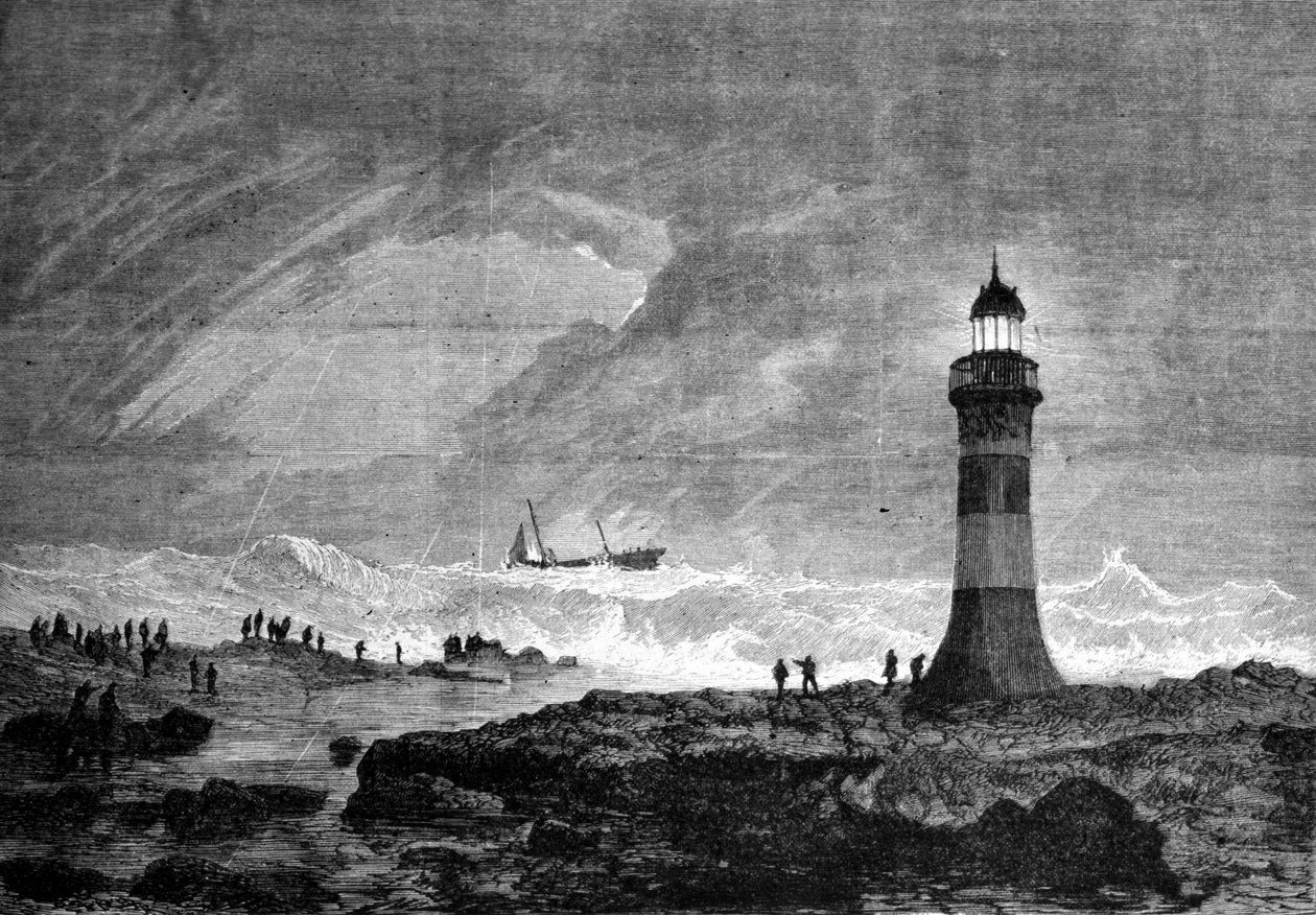 Good Esperance Burnu, Table Bay deniz feneri. by Unknown artist