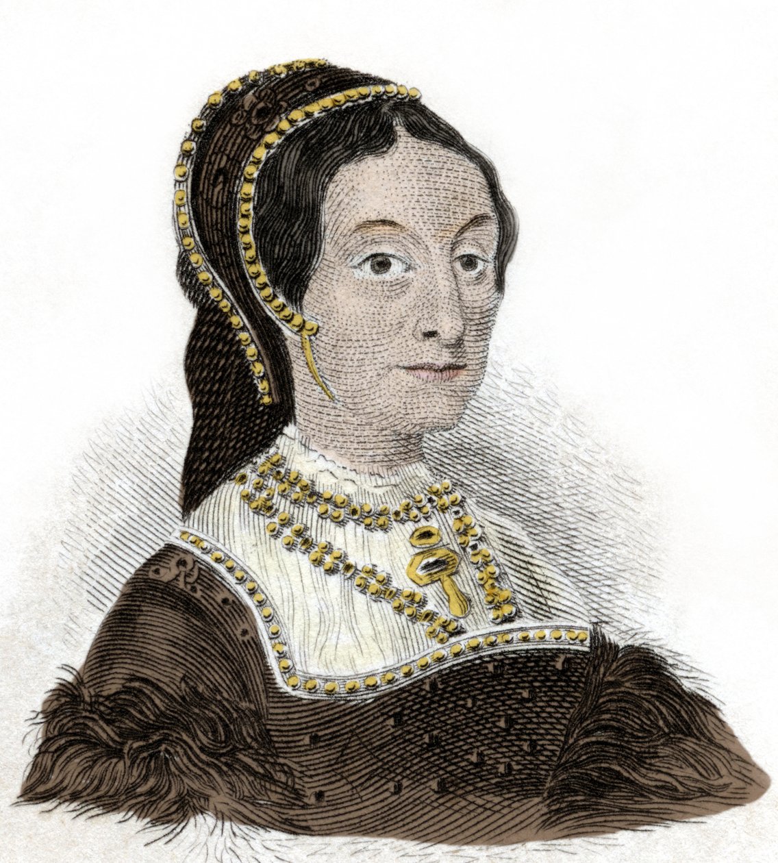 Catherine Howard ve Howard (Katharine veya Katherine by Unknown artist