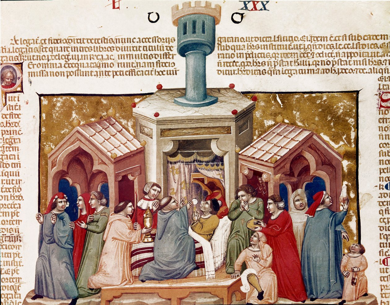 Viatica töreni ölene verir (Minyatür by Unknown artist