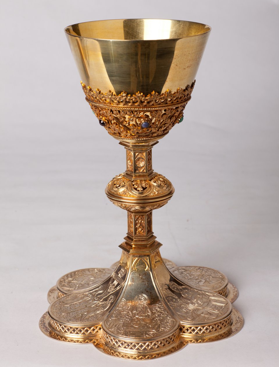 Kadeh. Kuyumculuk, mücevherat. 16. yüzyıl orijinalinin 19. yüzyıl kopyası. by Unknown artist