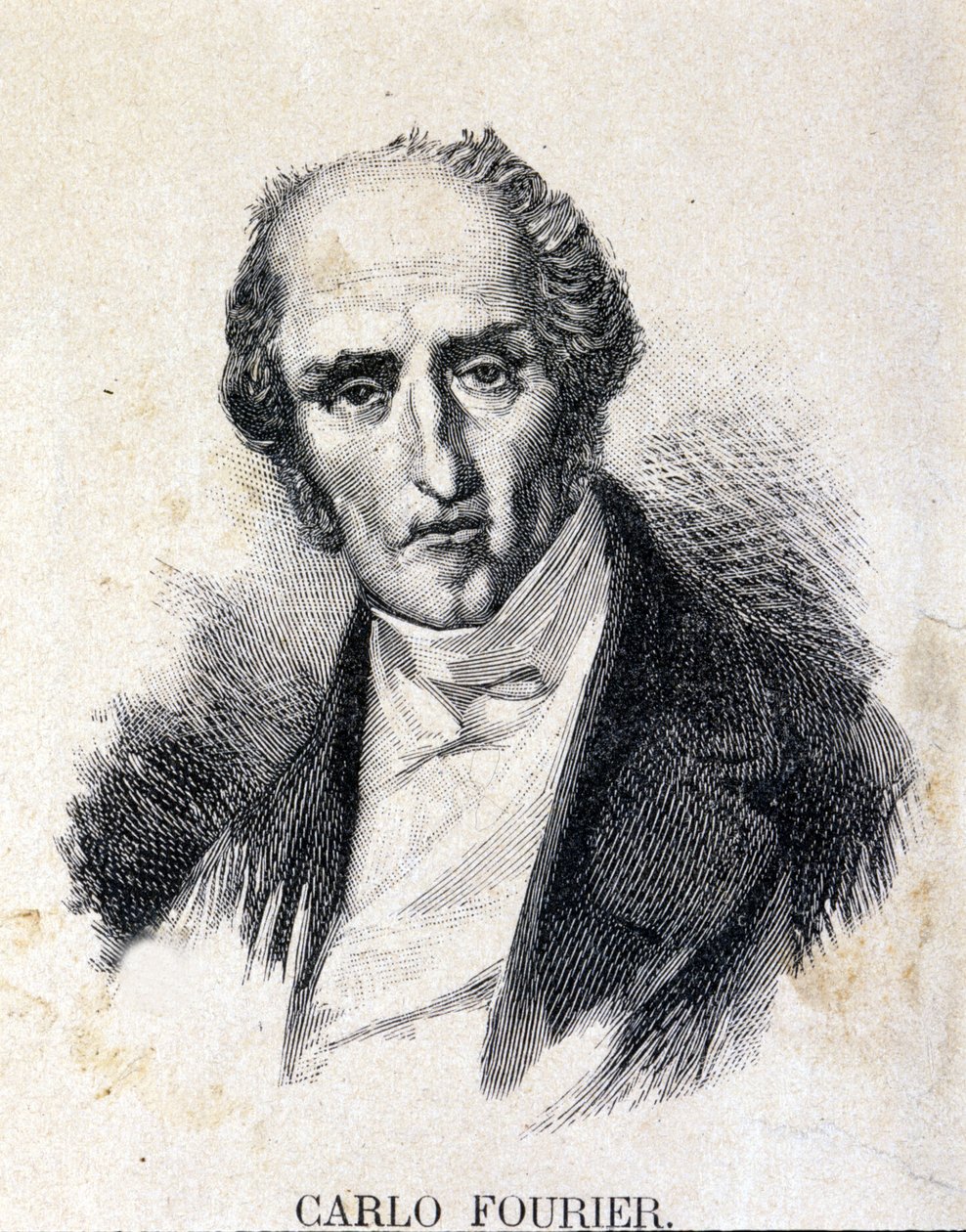 Charles Fourier (1772-1837), Fransız filozof ve ekonomist. by Unknown artist