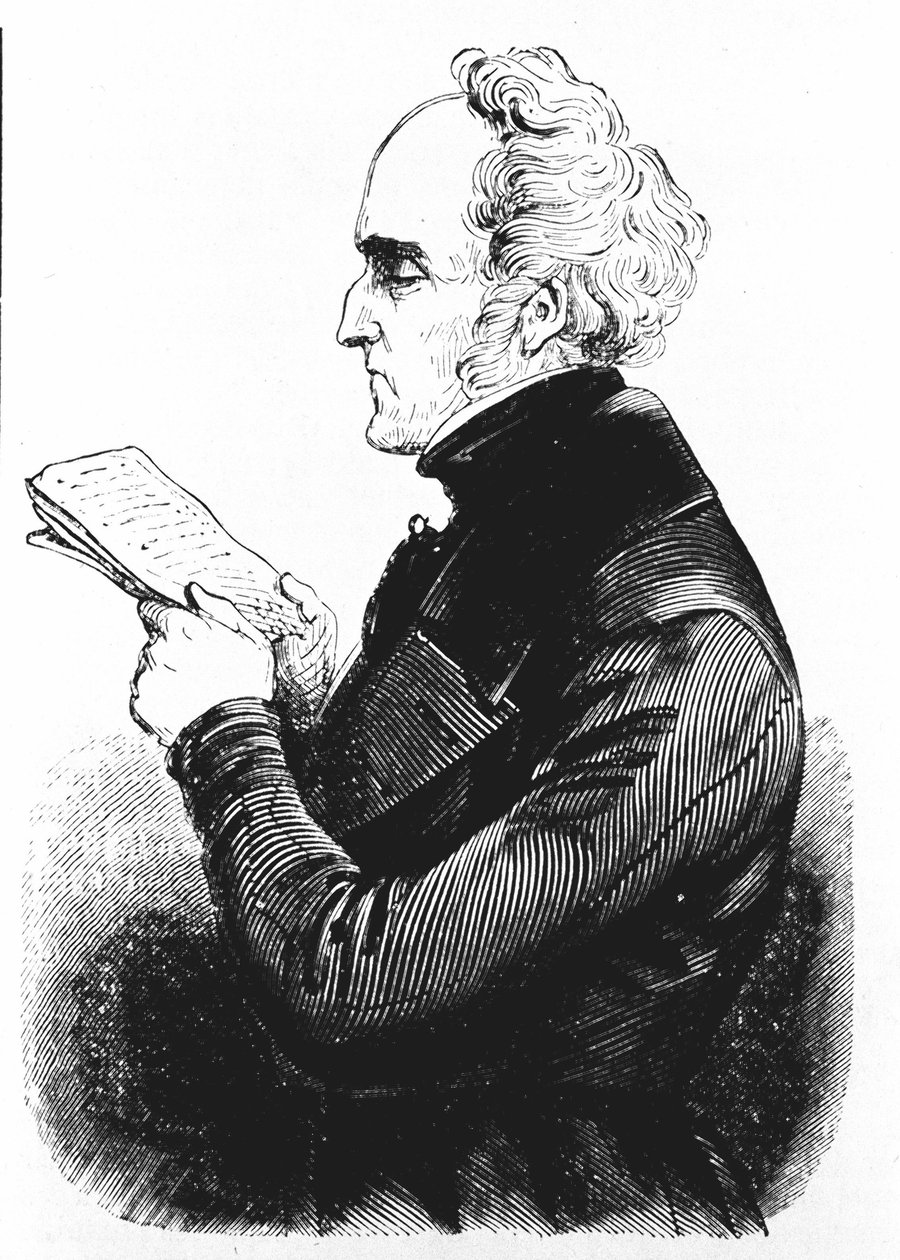 Charles Fourier (1772-1837), Fransız filozof ve ekonomist. by Unknown artist