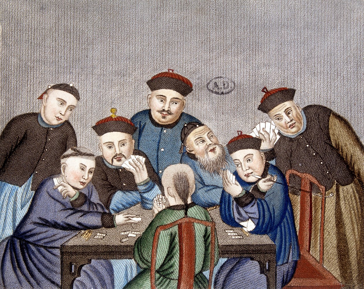 Çin oyun kartları by Unknown artist