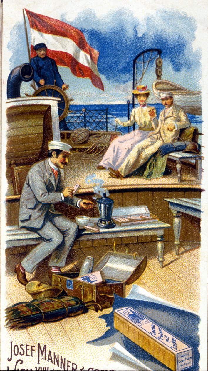 Çikolata reklamı “” Josef Manner & Gomp, Viyana””. by Unknown artist