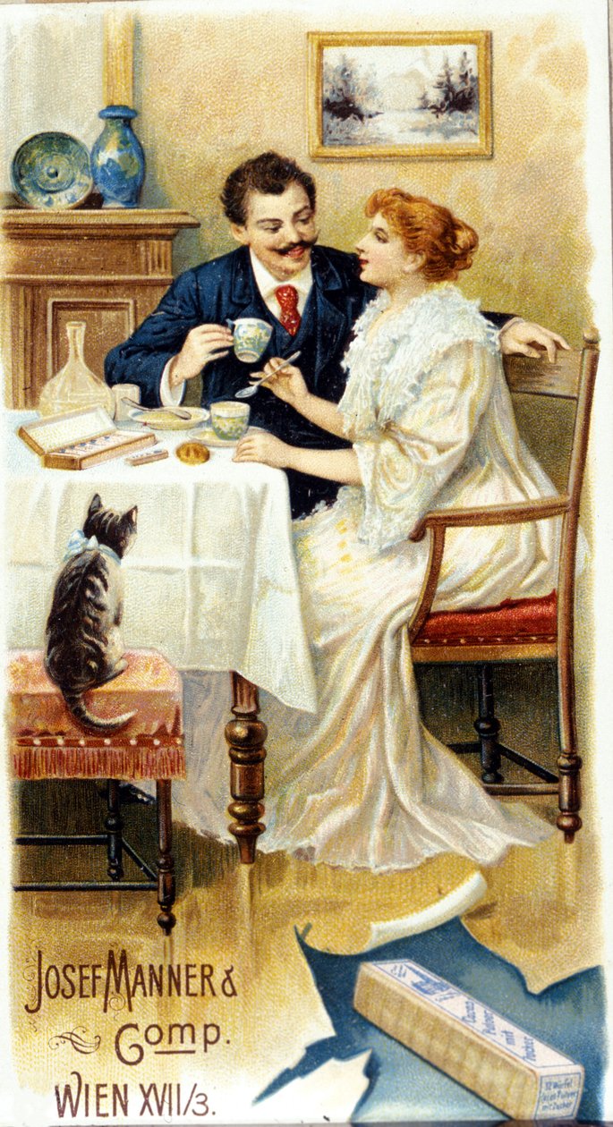 Çikolata reklamı “” Josef Manner & Gomp, Viyana””. by Unknown artist