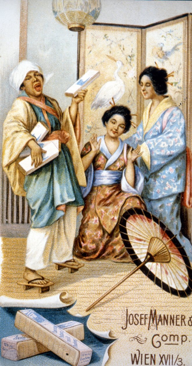 Çikolata reklamı “” Josef Manner & Gomp, Viyana””. by Unknown artist