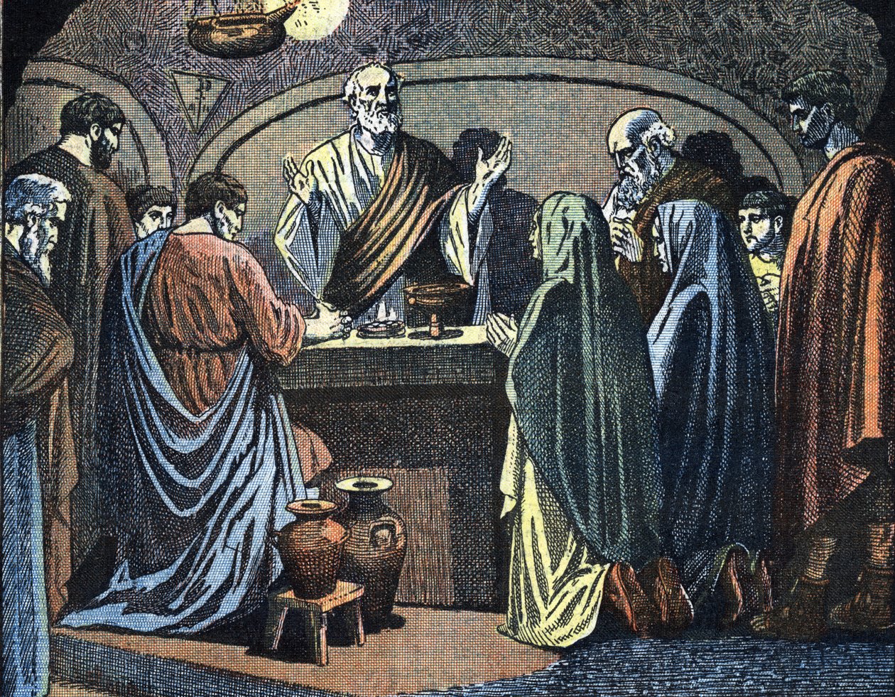 Yeraltı mezarlarında Paskalya