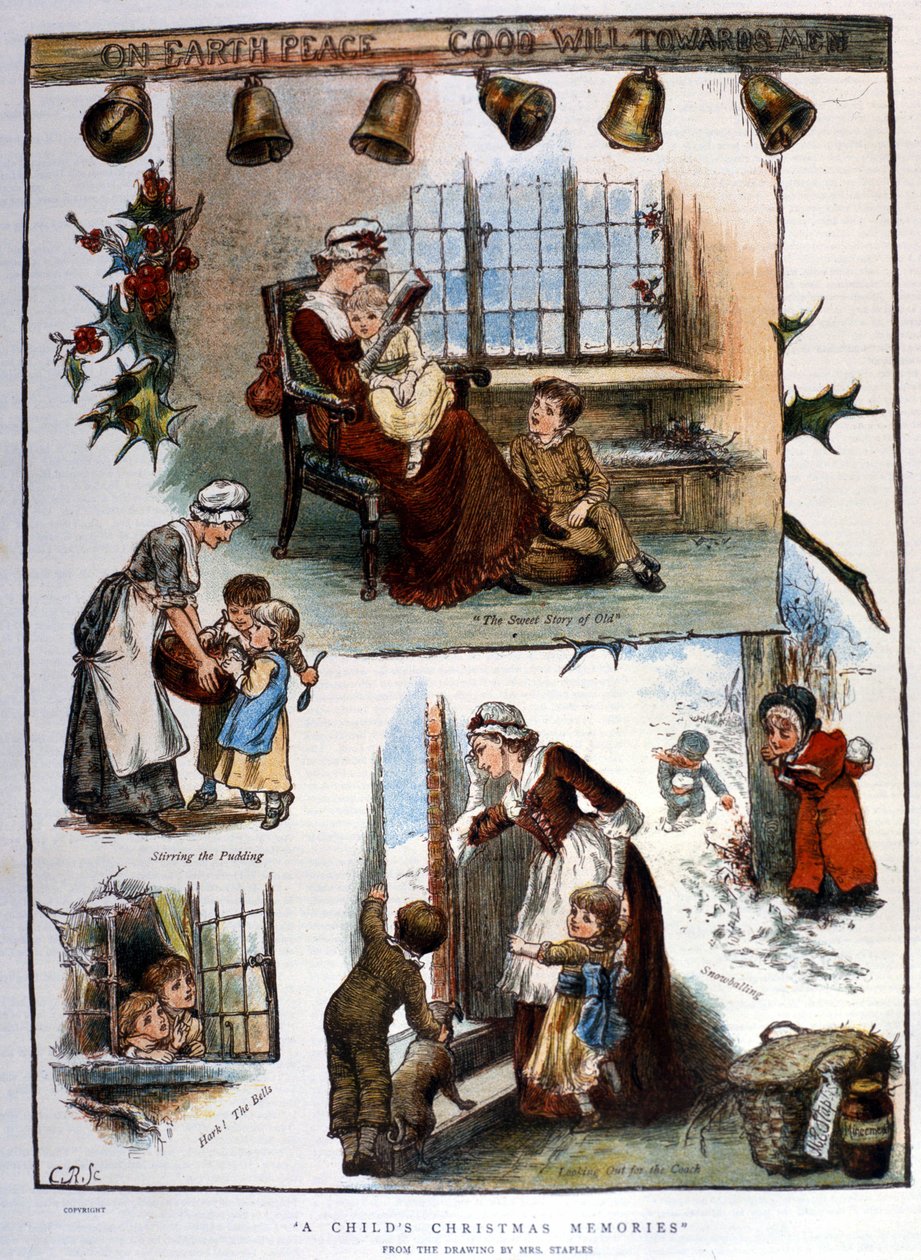 Noel Anıları, Gravür by Unknown artist