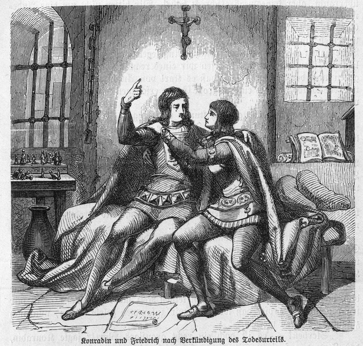 Swabialı Conradin ve Badenli Frederick, Napoli