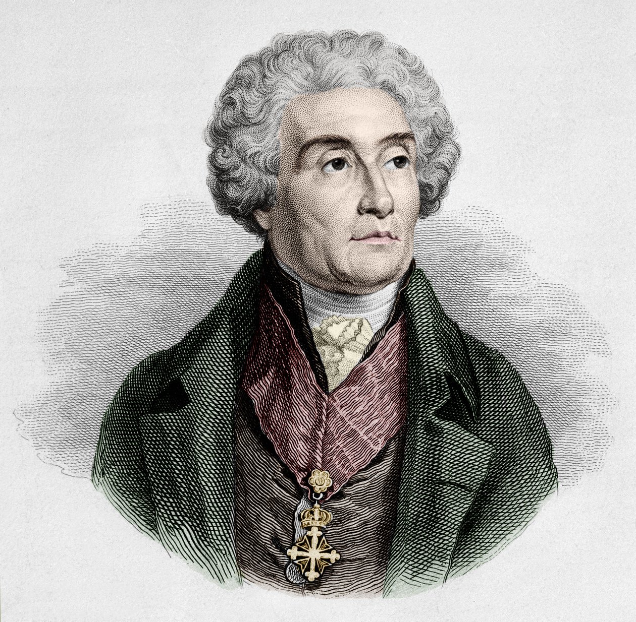 Kont Joseph de Maistre (1753-1821), Fransız politikacı, yazar ve filozof. Milano özel koleksiyonu. by Unknown artist