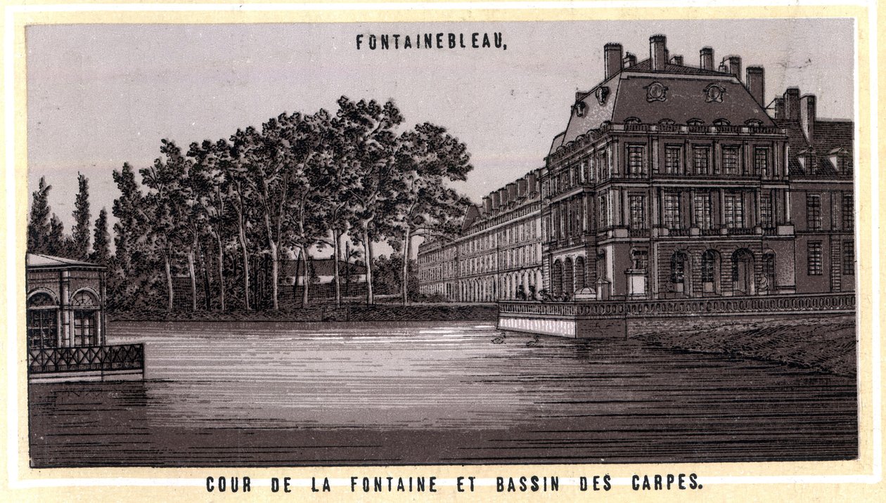 Çeşme avlusu ve Fontainebleau