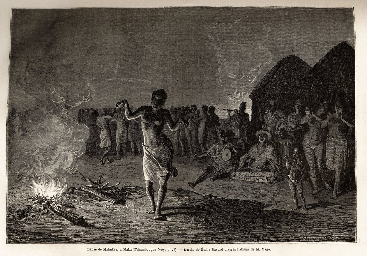 Malinkes dansı, Batı Afrika