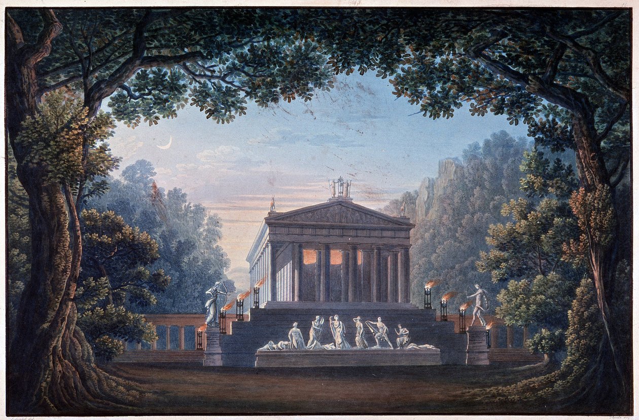 Opera için dekorasyon “” Oper Olympia”” by Unknown artist