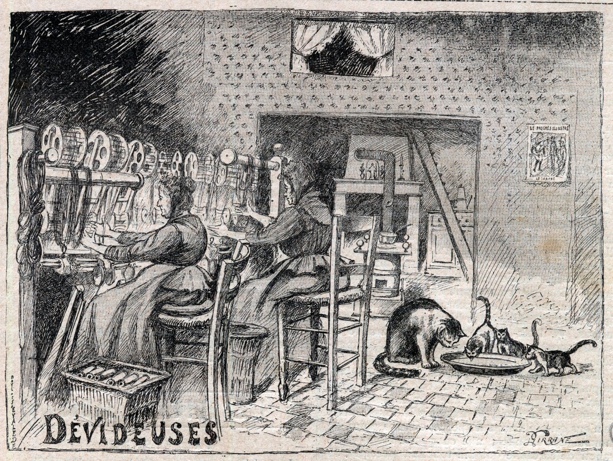 Devideuses - Atelier de Canut - Lyon