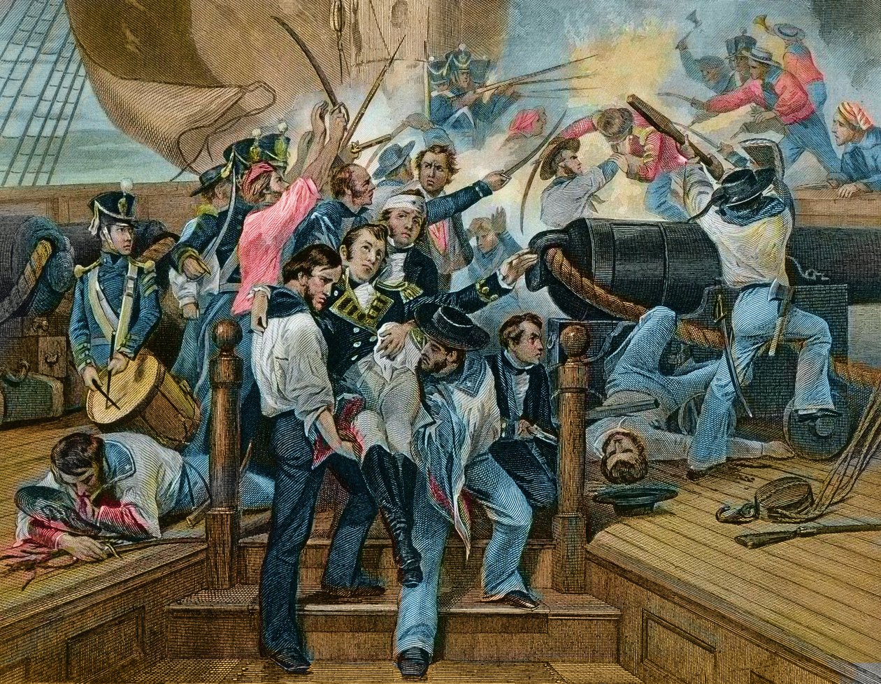 Gemiden Vazgeçme - Anglo-Amerikan Savaşı, Amerika Birleşik Devletleri by Unknown artist