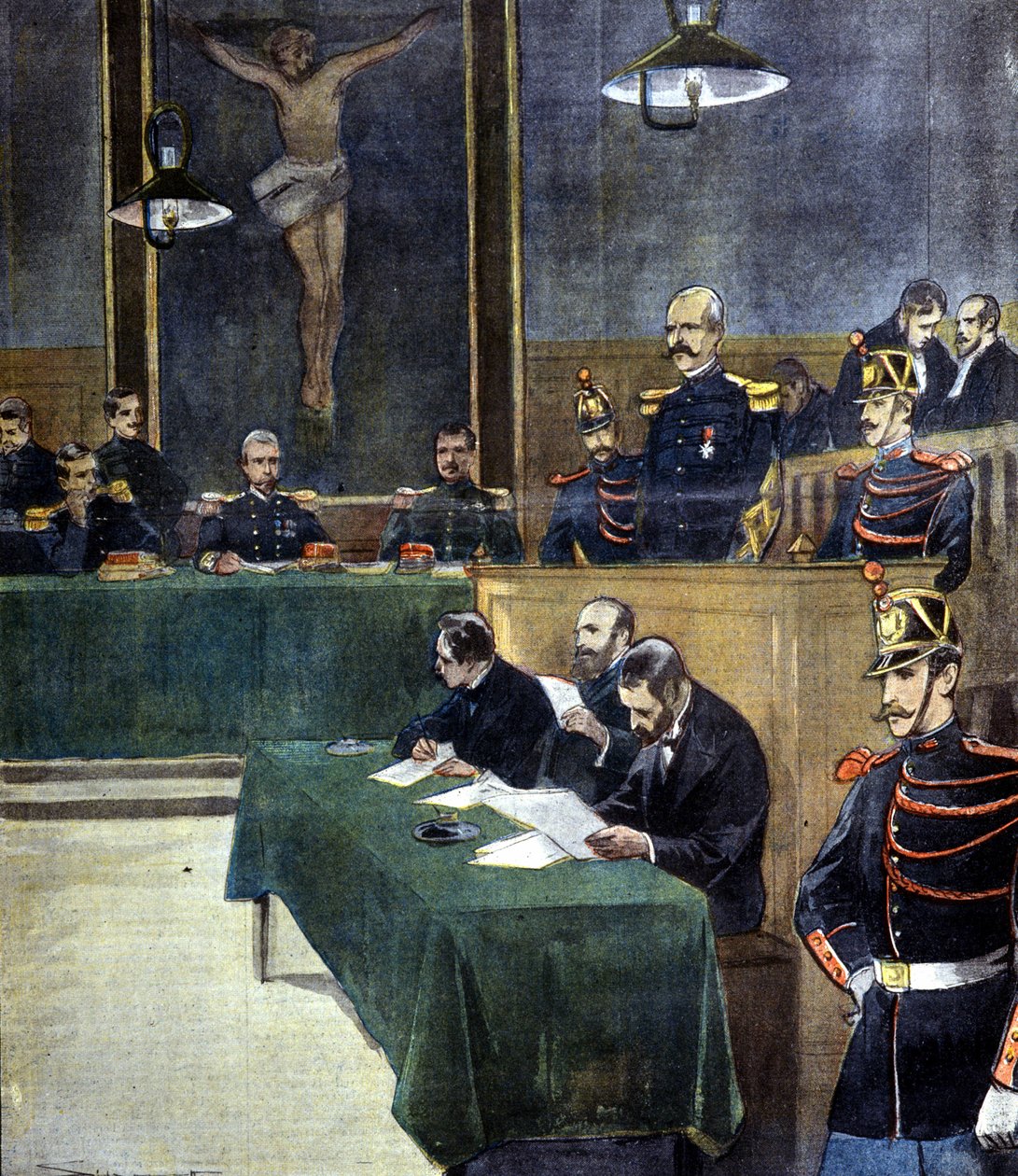 Dreyfus davası, Komutan Esterhazy Savaş Konseyi