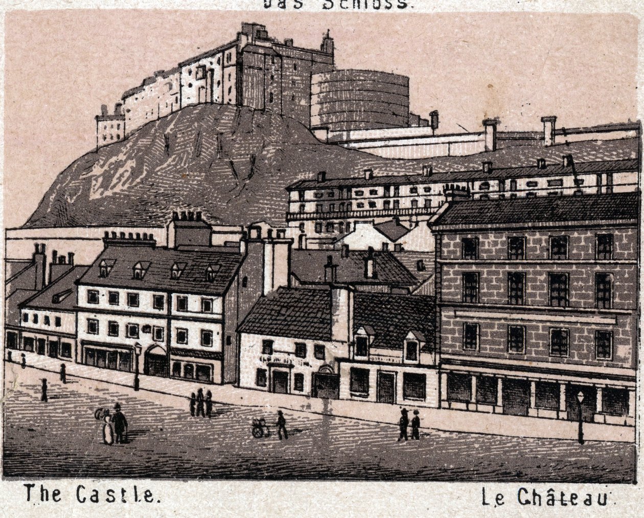 Edinburgh, İskoçya: Kalenin görünümü (Edinburgh