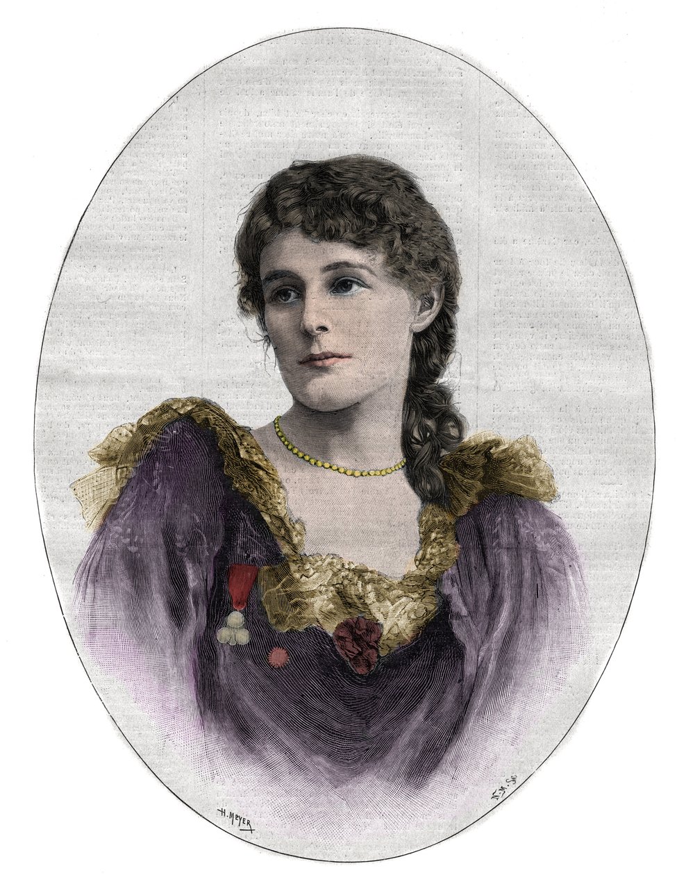 Edith Maud Gonne (1866-1953), İrlanda Devrimcisi by Unknown artist