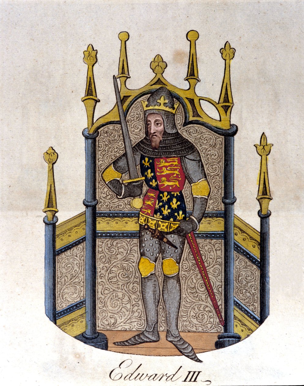 İngiltere Kralı III. Edward (1312-1377). by Unknown artist
