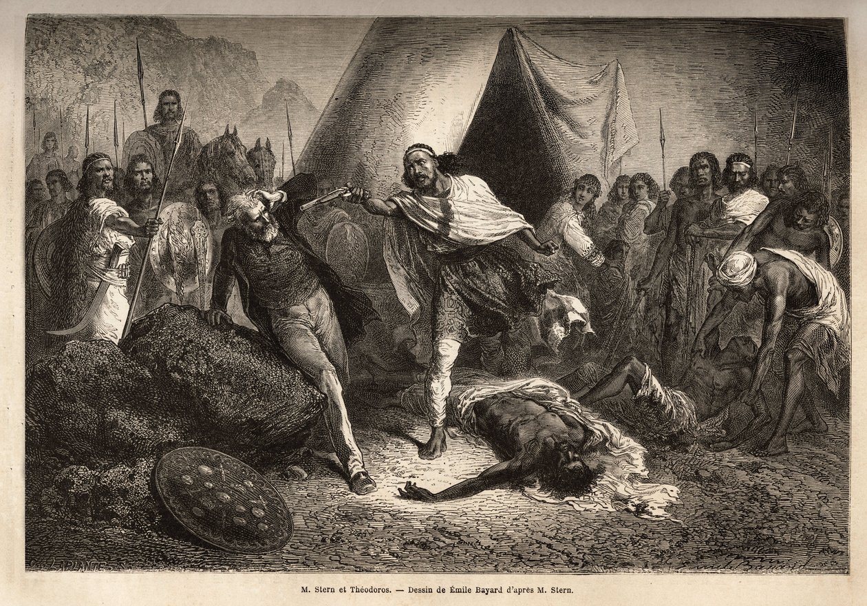İmparator (ya da negus) Theodoros II (Tewodros) (1818-1868 civarında doğdu, Etiyopya İmparatorluğu