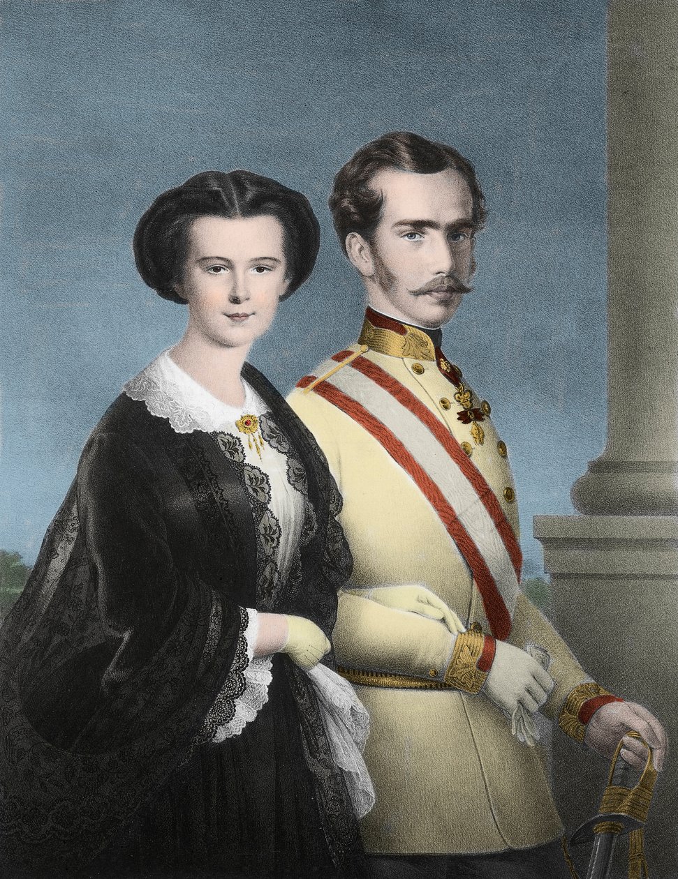 Avusturya İmparatoru 1. François Joseph (Habsburg François-Joseph) ve Avusturya İmparatoriçesi Elisabeth (Sissi) - Avusturya I. Franz Joseph