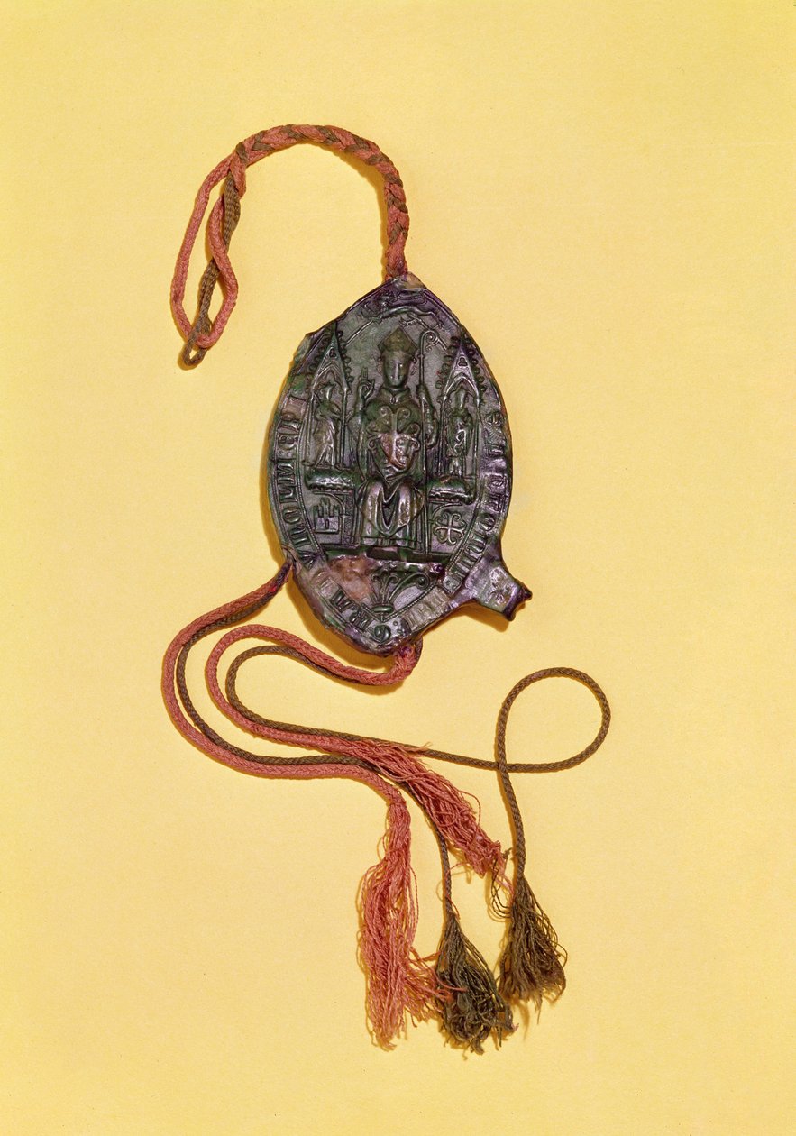 Durham Piskoposu Anthony Beck'e ait piskoposluk mührü (ö.1310), c.1284 by Unknown artist