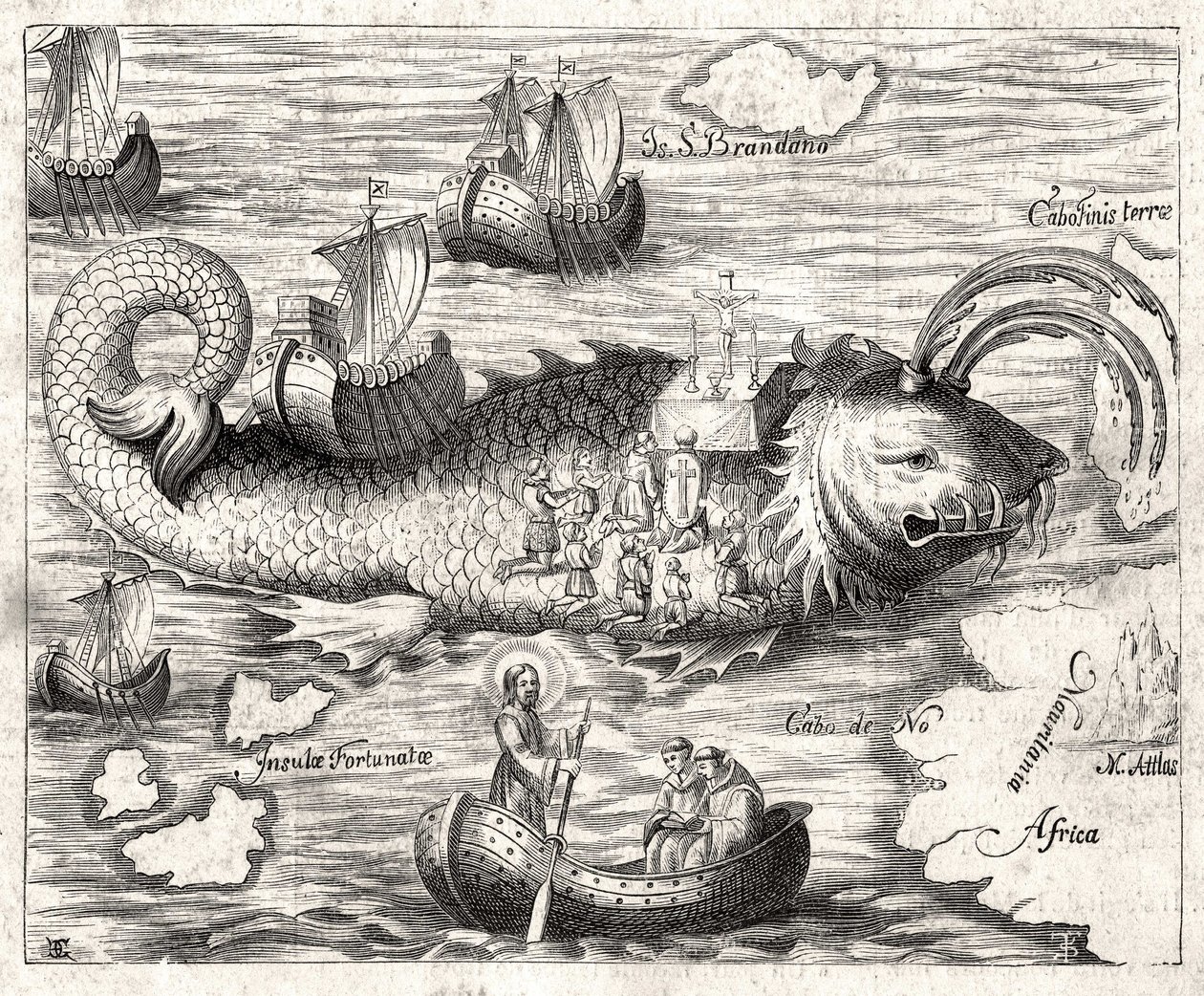 Aziz Brandan Efsanesi (Brendan) Bölümü: 6. yüzyılın İrlandalı rahibinin dünyevi Cennet arayışında fantastik bir yolculuğu. 1621