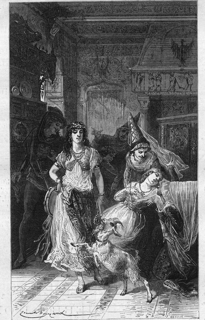 Esmeralda ve Fleur de Lys (Fleur-de-Lys). Victor Hugo