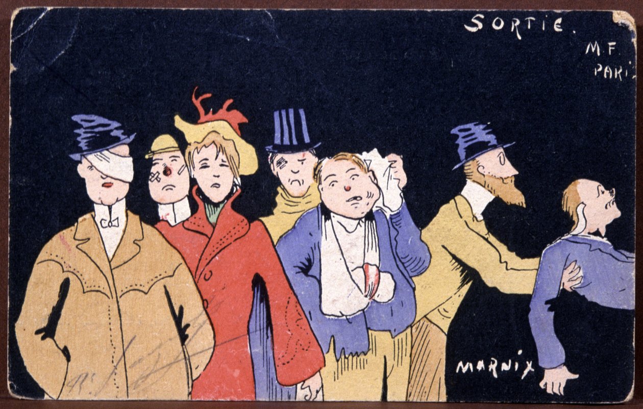 Çıkış M. F. Paki, 20. yüzyılın başları (illüstrasyon) by Unknown Artist