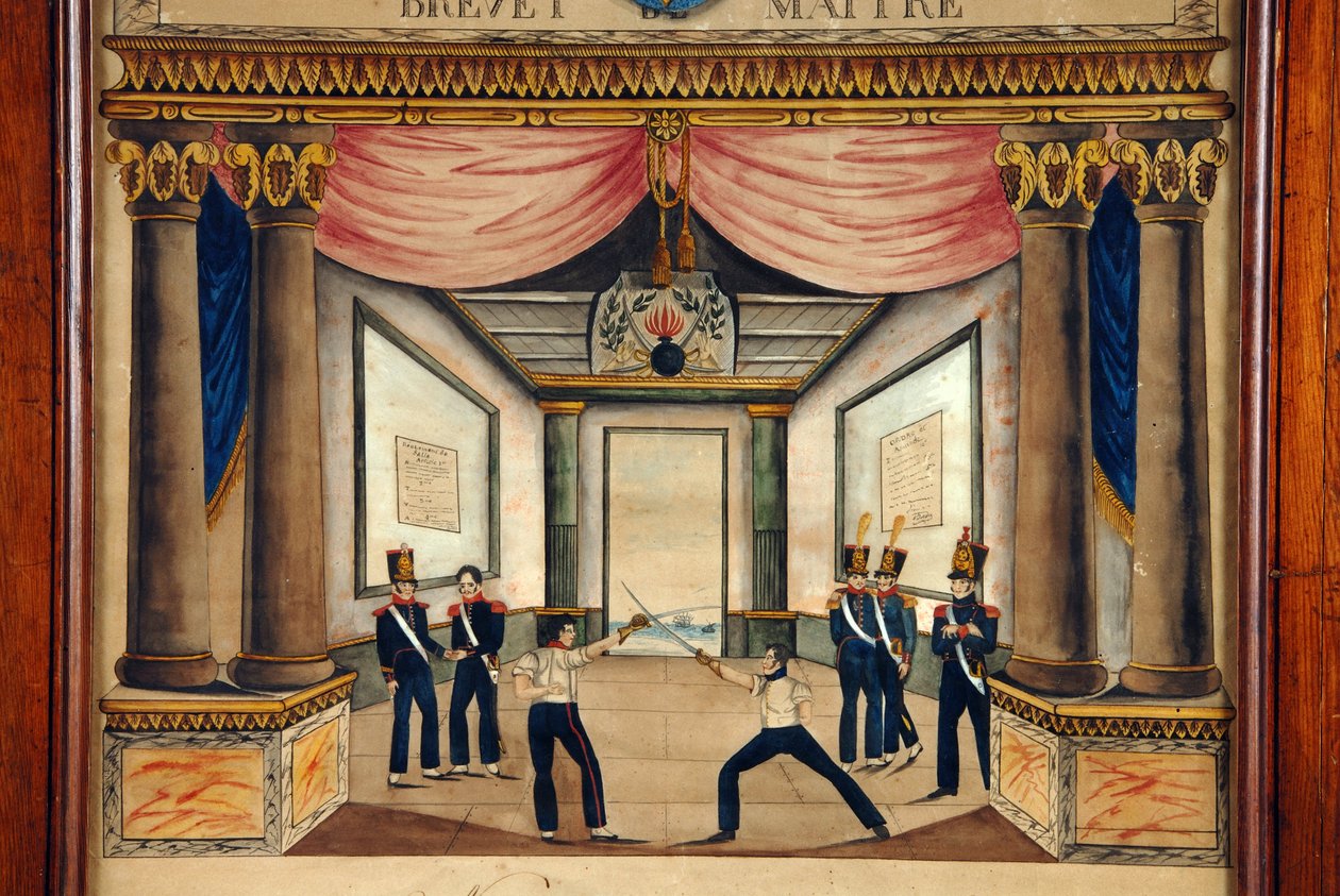 Eskrim: Nisan 1826 tarihli Cont pointe patenti. by Unknown artist