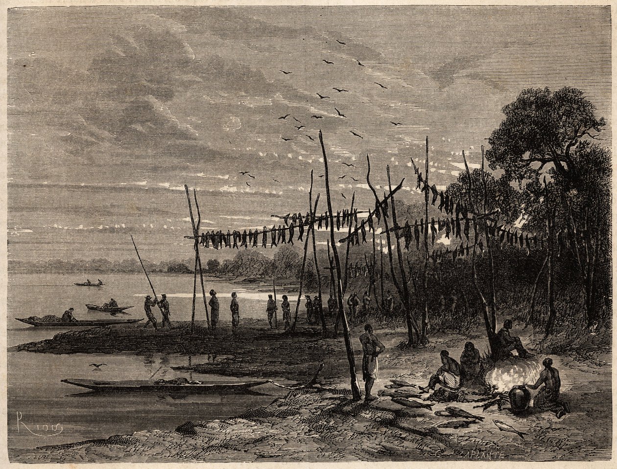 Cudajaz Gölü üzerinde Feyturya by Unknown artist