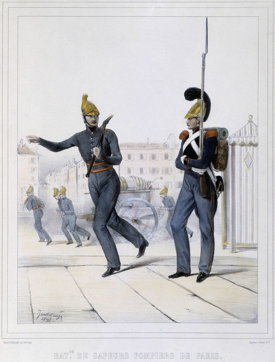 Paris İtfaiyeciler by Unknown artist