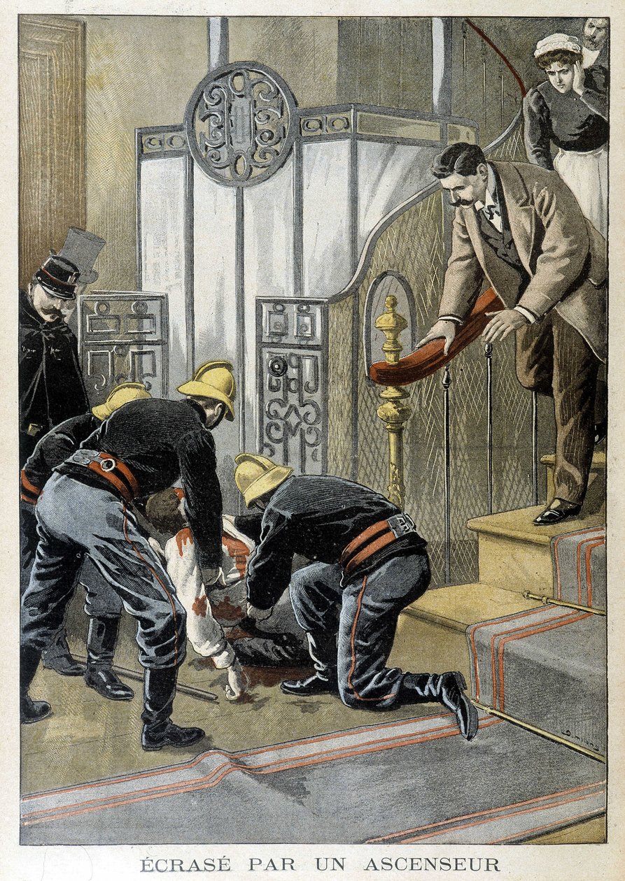 Bir adamı kurtaran itfaiyeciler, Paris