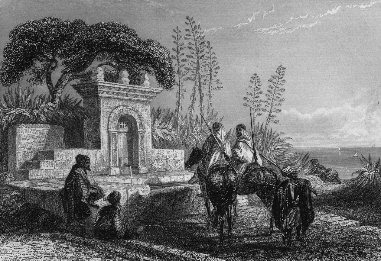 Cezayir yakınlarındaki çeşme by Unknown artist