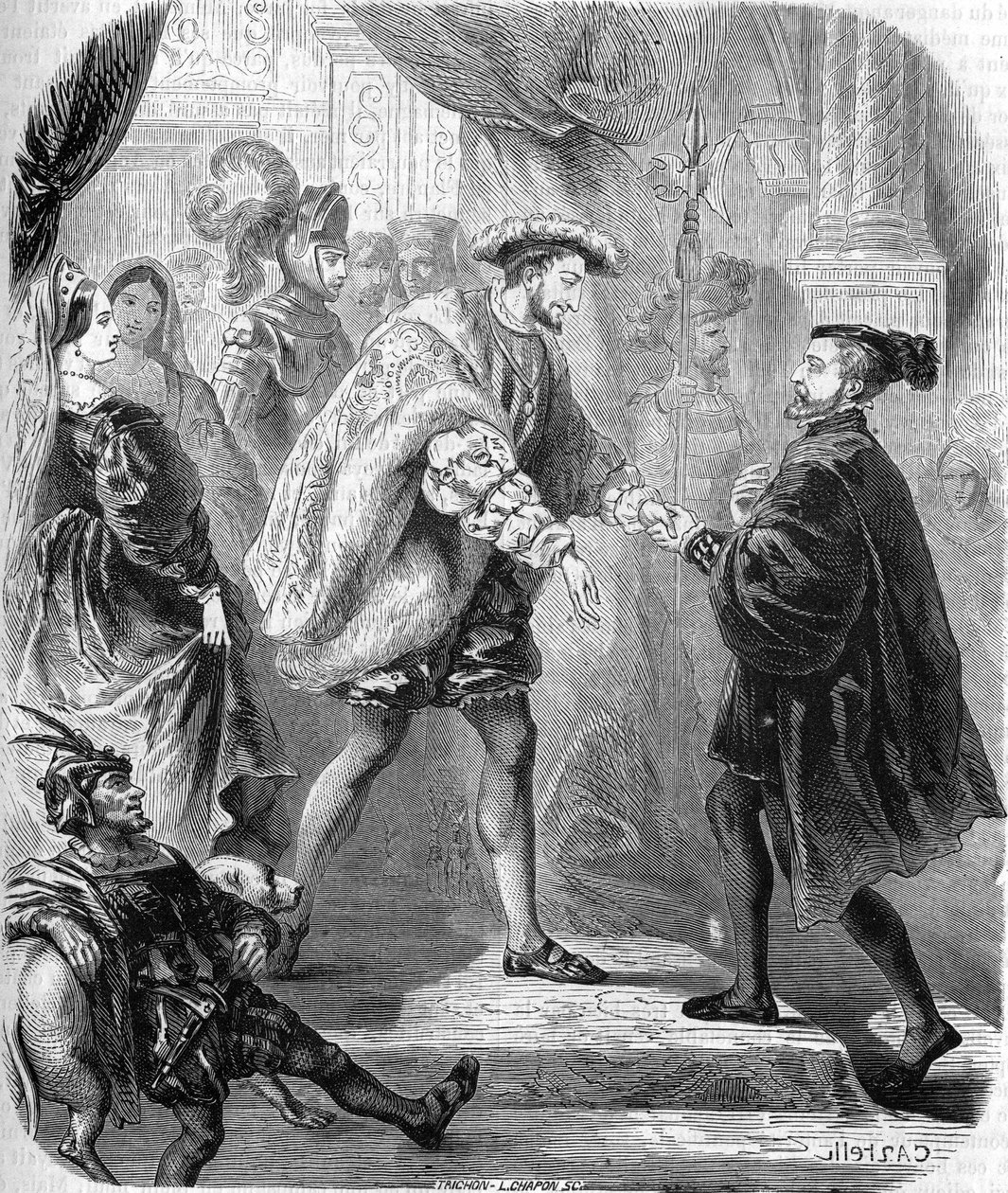 François 1, Fransa Kralı (1494-1547) ve Charles V (1500-1558), Ocak 1540
