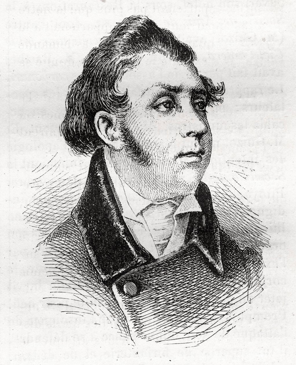 Francois Charles (Francois-Charles) Dulong - Fransız avukat ve politikacı - 1792-1834 - gravür by Unknown artist