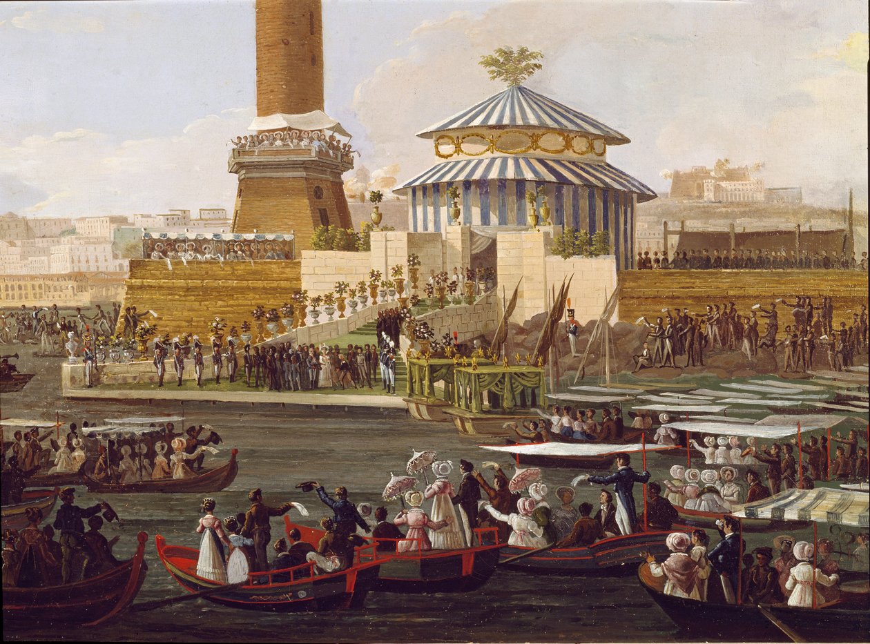 İki Sicilyalı François I (1777-1830) ve eşi İspanya