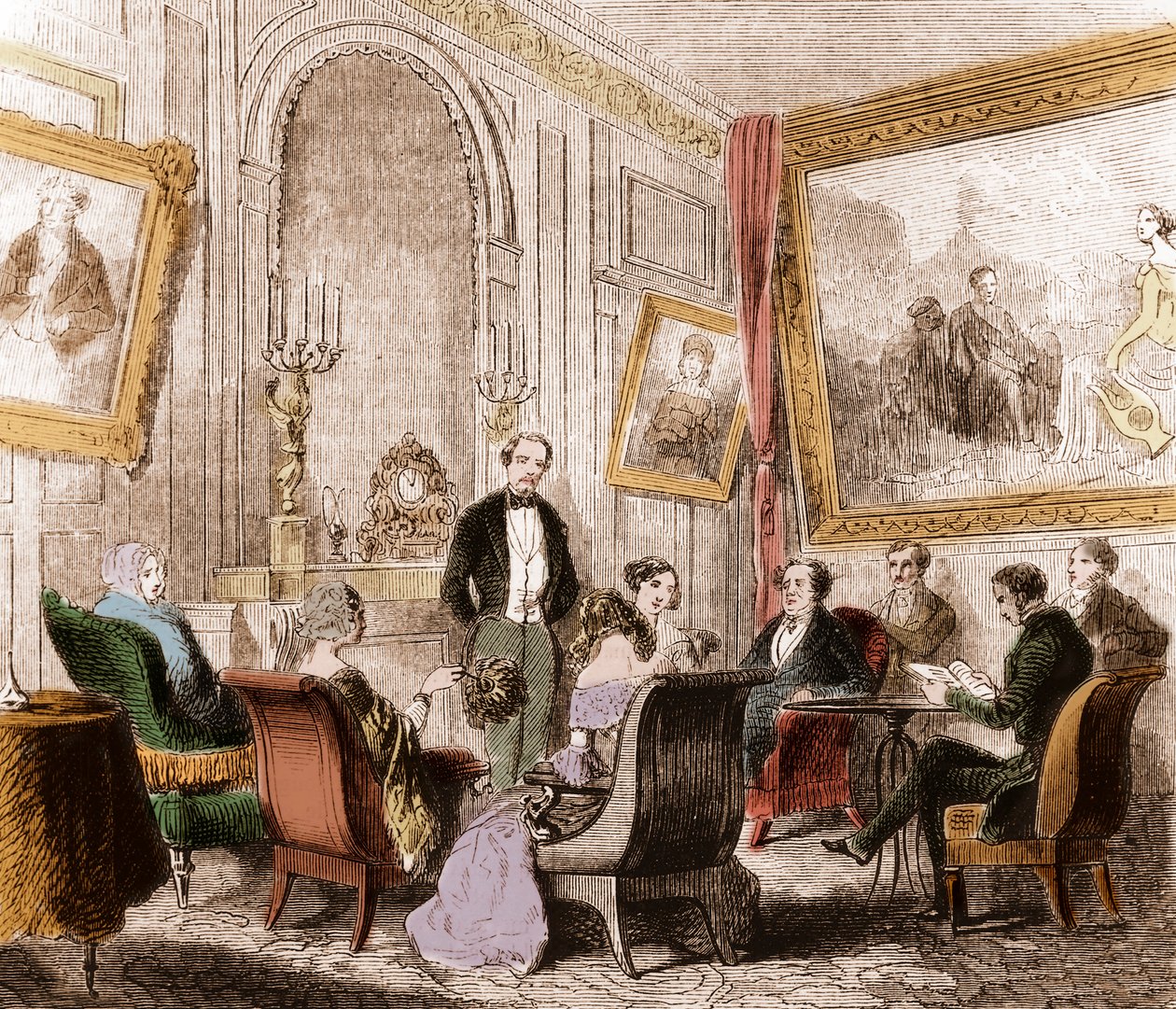 Francois Rene de Chateaubriand (1768-1848), Fransız yazar ve politikacı, Madame Recamier