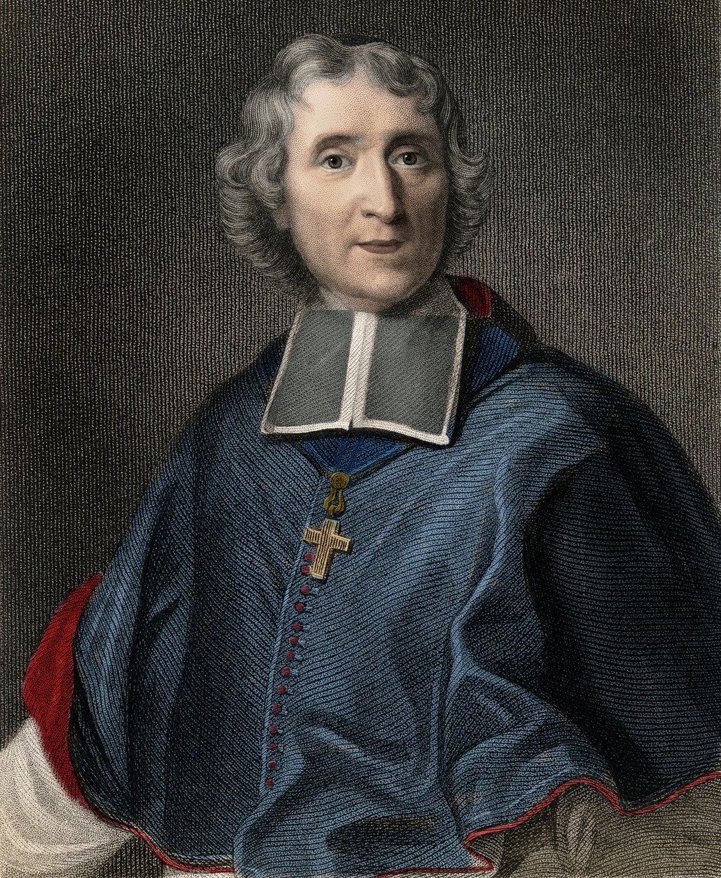 Francois de Pons de Salignac de La Mothe-Fenelon (Mothe Fenelon) 1651-1715 - gravür - 19. yüzyıl by Unknown artist