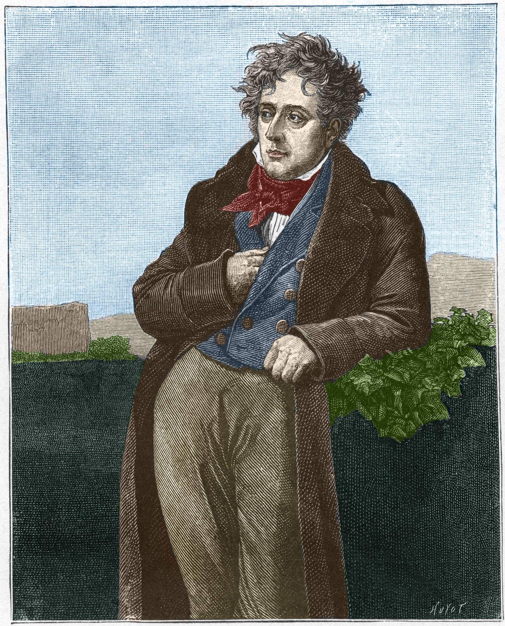 François René Chateaubriand (Vikontu) (1768 - 1848). by Unknown artist