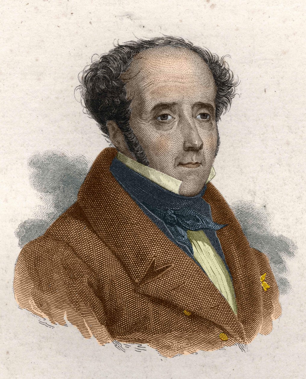 Francois Rene de Chateaubriand (Saint-Malo 1768 - Paris 1848) by Unknown artist