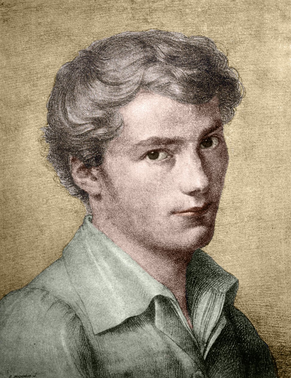 Franz Schubert (1797 - 1828) genç. by Unknown artist