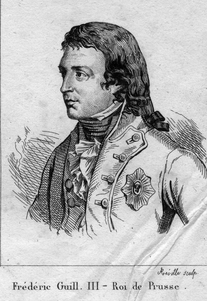 Prusya Frederick William III - Prusya Frederic William III (1770-1840) portresi Prusya Kralı. by Unknown artist