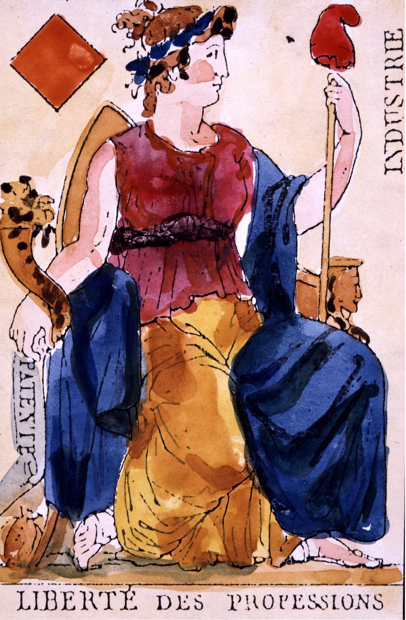 Meslek Özgürlüğü - Devrimci Oyun Kartı by Unknown artist